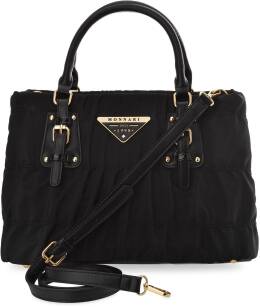 MONNARI prošívaná kapacita dámská nákupní taška měkká velká taška premium kolekce - černá