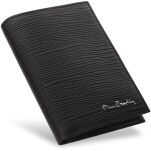 Stylová pánská peněženka pierre cardin upright nejmódnější ražení černá - 2