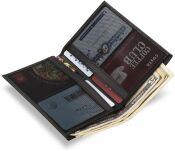 Stylová pánská peněženka pierre cardin upright nejmódnější ražení černá - 4