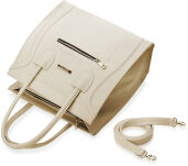 Velká shopperka dámská kabelka bag trapez - 11