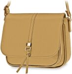 Klasická listonoška s klopou, dámská taška přes rameno s kapsami - 20