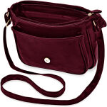 Klasická listonoška s klopou, dámská taška přes rameno s kapsami - 17