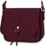 Klasická listonoška s klopou, dámská taška přes rameno s kapsami - 19