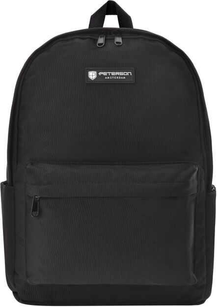 Peterson školní městský výletní univerzální batoh dámský pánský - černý