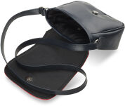 Stylová dámská kabelka listonoška s ozdobnou klopou - lakovaná žlutá - 4