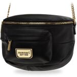  Monnari elegantní dámská ledvinka prošívaná měkká kabelka dámská crossbody - černá - 4