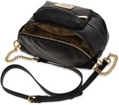  Monnari elegantní dámská ledvinka prošívaná měkká kabelka dámská crossbody - černá - 3