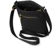 Prošívaná listonoška klasická dámská kabelka na rameno - růžová - 3