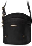 Prostorná městská crossbody kabelka s kapsami - modrá - 3