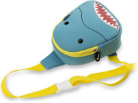 Batoh vak na jedno rameno pro děti nepromokavý vtipné vzory zubatý batoh modrá - 5