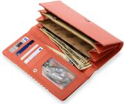 Módní teen dámská peněženka pro mladé vzor le moustache modrá - 4