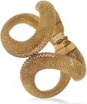 Velký náramek bangle antický - zlatý - 2