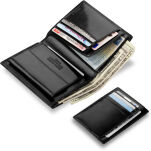 Pierre cardin - značková kožená vertikální pánská peněženka - 3