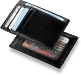 Pierre cardin - značková kožená vertikální pánská peněženka - 5