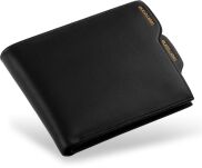 Horizontální pánská funkční peněženka, módní design hnědá - 3