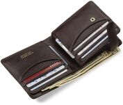 Elegantní praktická pánská peněženka visconti kůže technologie rfid hnědá - 4