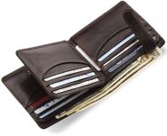 Elegantní praktická pánská peněženka visconti kůže technologie rfid hnědá - 5