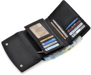 Monnari malá dámská peněženka s klopou s imitací kůže elegantní peněženka - červená - 2