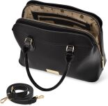 Monnari elegantní aktovka dámská kabelka tvrdý kufřík velká taška - černá - 3