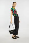 Monnari malá crossbody kabelka kompaktní dámská taška přes rameno - černá - 5