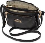 Monnari malá crossbody kabelka kompaktní dámská taška přes rameno - černá - 3