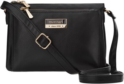 Monnari malá crossbody kabelka kompaktní dámská taška přes rameno - černá