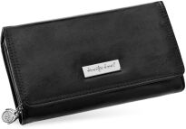 Pojemná dámská peněženka jennifer jones velká peněženka na zip měkká mramorová kůže - 13