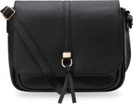 Klasická dámská crossbody kabelka s klopou a kapsami přes rameno – hnědá - 2