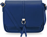 Klasická dámská crossbody kabelka s klopou a kapsami přes rameno – hnědá - 8