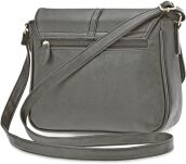 Klasická dámská crossbody kabelka s klopou a kapsami přes rameno – hnědá - 13