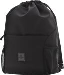 Peterson batoh taška vak lehký městský s kapsami a stahovacím popruhem volný - černý - 2