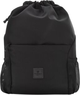 Peterson batoh taška vak lehký městský s kapsami a stahovacím popruhem volný - černý