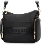 Monnari dámská taška s kapsami kabelka velká postbag urban sports - černá - 4