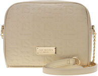 Top Secret dámská crossbody kabelka s reliéfním logem – béžová - 5