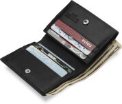 Funkční pánská peněženka pierre cardin přírodní kůže černá - červená - 4