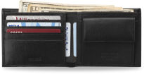 Praktická pánská peněženka pierre cardin přírodní kůže černá - červená - 3