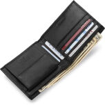 Praktická pánská peněženka pierre cardin přírodní kůže černá - červená - 4