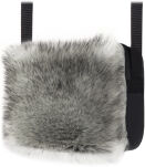 Dámská kabelka listonoška s kožíškem brašna - šedá - 2