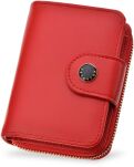 Peterson elegantní dámská peněženka elegantní prostorná rozšiřitelná malá peněženka RFID v dárkové krabičce - červená - 2