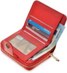 Peterson elegantní dámská peněženka elegantní prostorná rozšiřitelná malá peněženka RFID v dárkové krabičce - červená - 5