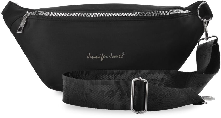 Dámská ledvinka sportovní městská bederní crossbody - černá