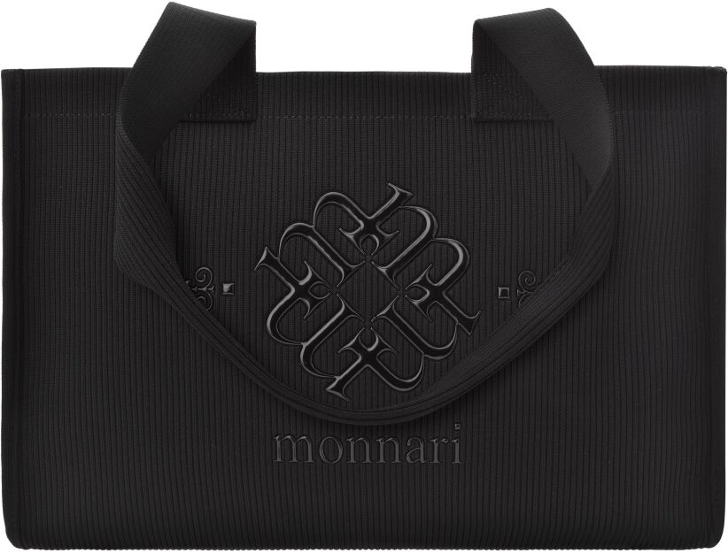Monnari dámská kabelka shopper elegantní kabelka na rameno do práce i na každý den - černá.