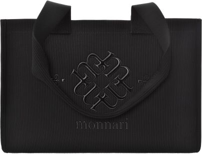 Monnari dámská kabelka shopper elegantní kabelka na rameno do práce i na každý den - černá.