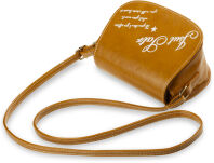 Malá pevná dámská crossbody kabelka - černá - 3