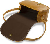 Malá pevná dámská crossbody kabelka - černá - 4