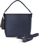 Velká shopper dámská kabelka se střapcemi se dvěma řemínky - 3