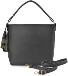 Velká shopper dámská kabelka se střapcemi se dvěma řemínky - 8