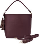 Velká shopper dámská kabelka se střapcemi se dvěma řemínky - 8