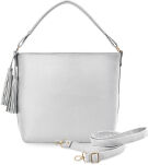 Velká shopper dámská kabelka se střapcemi se dvěma řemínky - 7