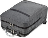 Kvalitní pánský batoh do práce školy 2v1 batoh taška na notebook bag street extrem - šedá - 4